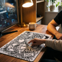 ホワイトの落書きゲームアイコン