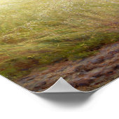 ホワイトの読女性 ポスター (角)