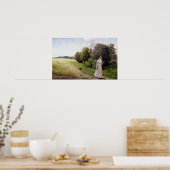 ホワイトの読女性 ポスター (キッチン)