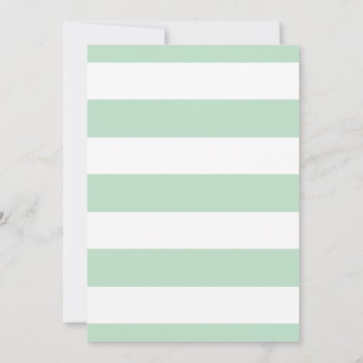 ホワイトぶら下がったズランタンズミント結婚式招待状 招待状 (裏面)