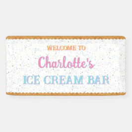 ホワイトアイスクリーム 横断幕