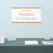 ホワイトアイスクリーム 横断幕 (トレードショー)