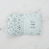 ホワイトアイススケートクリスマス カード (内部)