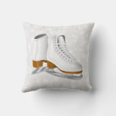 ホワイトアイススケート装飾用クッション クッション (裏面)