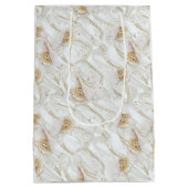 ホワイトアイボリーシルク&アイボリーシャンペーンパール ミディアムペーパーバッグ (裏面)