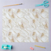 ホワイトアイボリーシルク&アイボリーシャンペーンパール 薄葉紙 (クラフト)