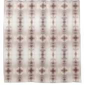 ホワイトアイボリーフローラシャワーカーテン シャワーカーテン (正面)