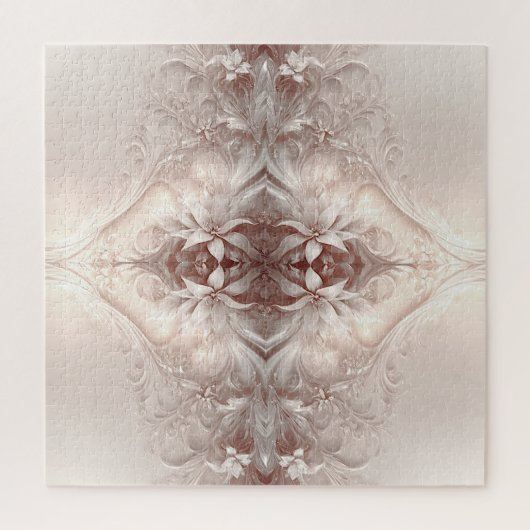 ホワイトアイボリーフローラジグソーパズル ジグソーパズル (縦)