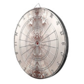 ホワイトアイボリーフローラダーツボード ダーツボード (正面右)