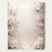 ホワイトアイボリーフローラプランナー プランナー手帳 (裏面)