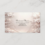 ホワイトアイボリーフローラ名刺 名刺 (裏面)