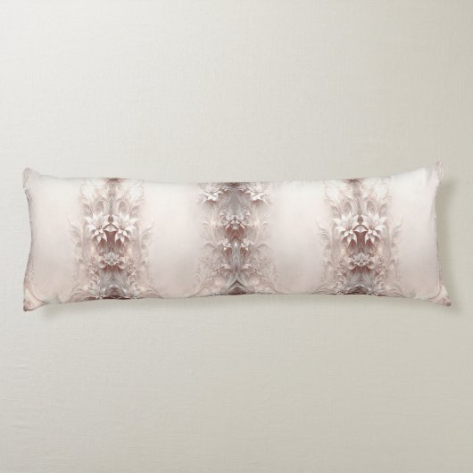 ホワイトアイボリーフローラ抱き枕 ボディピロー (裏面)