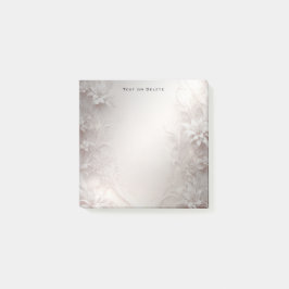 ホワイトアイボリーフローラPost it Notes ポストイット