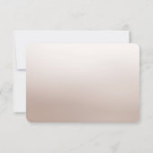 ホワイトアイボリーフローラRSVPカード 出欠カード (裏面)