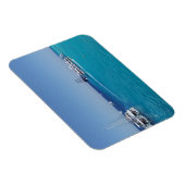 ホワイトアイランドポス近くに観光客付きヨット駐車場 マグネット (右側)