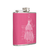 ホワイトアウトネガ宇宙ガウン フラスク (右)