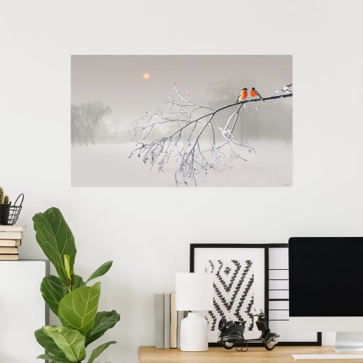 ホワイトアウト ポスター (ホームオフィス)