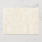 ホワイトアガニシアオーキッドヴィンテージ植物学 ポストカード (裏面)