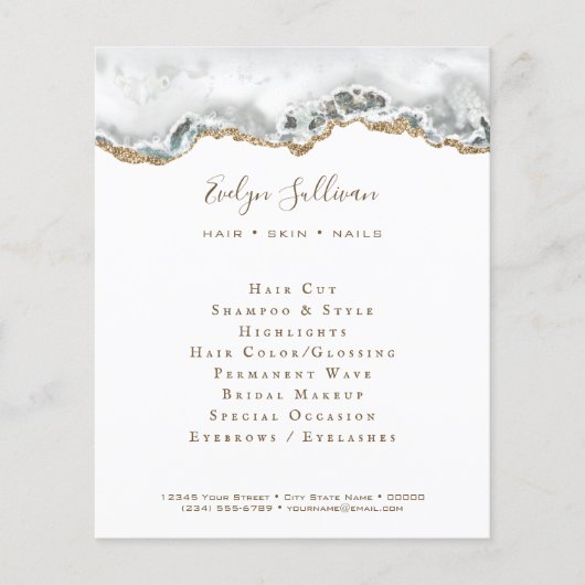 ホワイトアゲットフライヤー チラシ (正面)