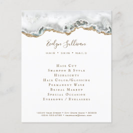 ホワイトアゲートのフライヤー チラシ