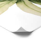 ホワイトアザレアフラワーズアートプリントポスター ポスター (角)