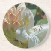 ホワイトアザレアフローラドリンクコースター コースター (正面)