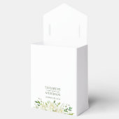 ホワイトアジサイ結婚フローラ感謝 フェイバーボックス (オープン)