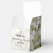 ホワイトアジサイ結婚フローラ フェイバーボックス (オープン)