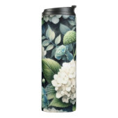 ホワイトアジサイ絵画植物園 タンブラー (回転左)