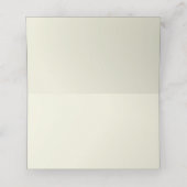 ホワイトアジサイ花テンテッド座席表 プレイスカード (内部開封)