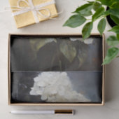 ホワイトアジサイ1デクページ紙 薄葉紙 (ギフト)