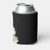 ホワイトアジンジスブラック結婚式の引き出物II 缶クーラー (缶裏面)