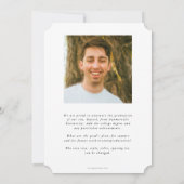 ホワイトアスクレピウスRN登録ナース卒業 案内状 (裏面)