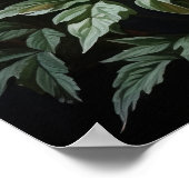 ホワイトアスティルベフラワーズアートプリントポスター ポスター (角)