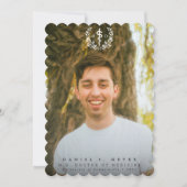 ホワイトアスレピウスMD医学博士の卒業 案内状 (正面)