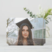 ホワイトアスレピウスMD医学博士の卒業 案内状 (スタンド正面)