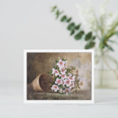 ホワイトアツレアスファインアートスチルライフポールデロンプレ ポストカード (スタンド正面)