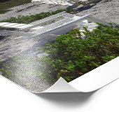 ホワイトアディロンドバックチェアオンビーチ フォトプリント            (角)