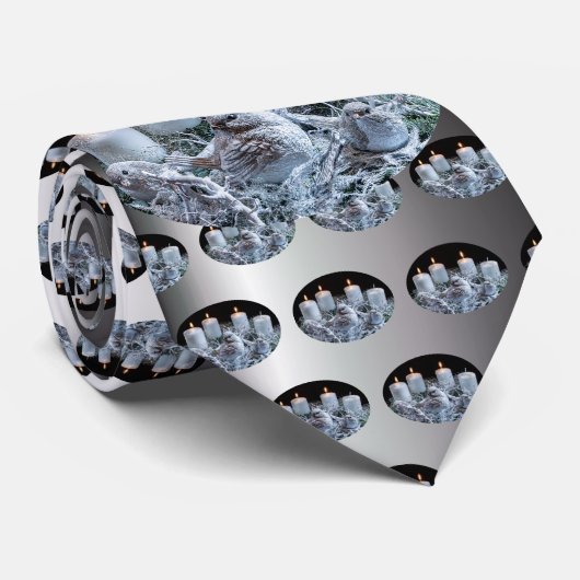 ホワイトアドベントリース ネクタイ (ロール)