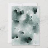 ホワイトアネモネスとバラ結婚フローラ 招待状 (裏面)