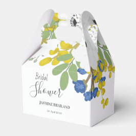 ホワイトアネモネス春フローラブーケブライダルシャワー フェイバーボックス