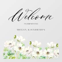 ホワイトアネモネフラワーウェルカム