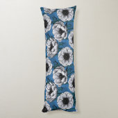 ホワイトアネモネ庭園 ボディピロー (裏面 (縦))