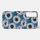 ホワイトアネモネ庭園 SAMSUNG GALAXYケース (裏面横)