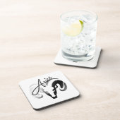 ホワイトアリーズザラム〔占星術の〕十二宮図 コースター (右側)