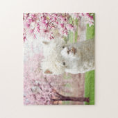 ホワイトアルパカ ジグソーパズル (縦)