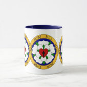 ホワイトアンドグリーンルターバラ マグカップ (中央)