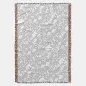 ホワイトアンドグレームーンクラウドベアーディアロッジボーイズ スローブランケット (正面縦)