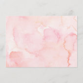 ホワイトアンドピンクリトルカボチャサンキューカード エンクロージャーカード (裏面)