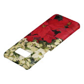 ホワイトアンドレッドポインセティアスIホリデイフローラ Case-Mate SAMSUNG GALAXYケース (ボトム)